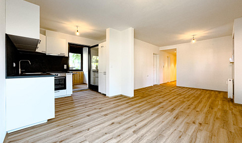 2-room garden apartment in a central location in Lauterach.