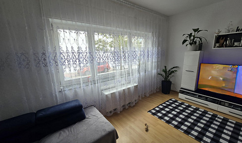 Bright 3-room ground floor apartment with garden area, 71 square meters, Eggenstein-Leopoldshafen.
