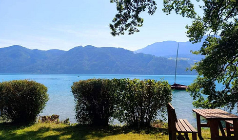 Freizeitwohnsitz am Attersee mit Nebenwohnsitz-Nutzung und grundbücherlichem Badeplatzrecht