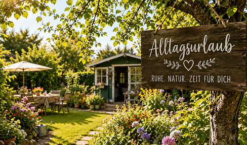 Garden for rent.