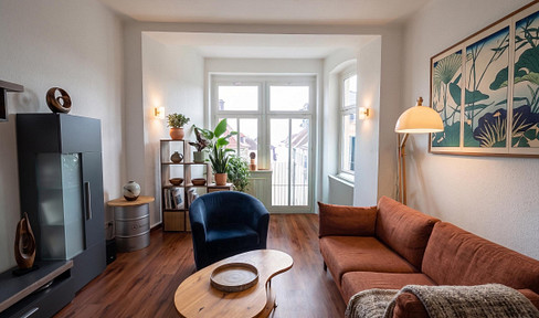 Für Selbstnutzer & Kapitalanleger: Gepflegte 3-Raum-Balkon-Whg im Villenviertel