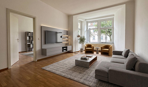 Bezugsfreie, gepflegte 4-Raum-Whg im Villenviertel mit Balkon, Stellplatz