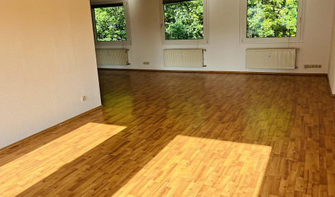 Rooftop terrace with views of the greenery: Spacious, quiet, and bright private floor.
