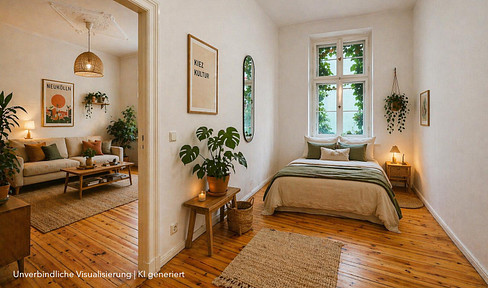 Balkon, Altbau, Neukölln – Provisionsfreie 2-Zimmer-Wohnung in gefragter Lage