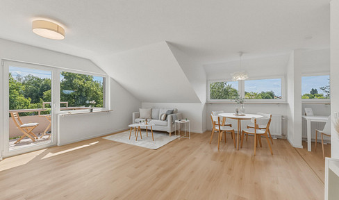 +++tolle 2-Zimmer DG Wohnung mit zusätzlichem Hobbyraum und Balkon+++