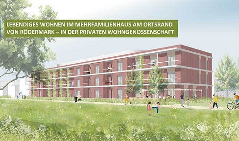 Attraktive 3-Zimmer-Whg. im Mehrfamilienhaus (AAS)– private Wohngenossenschaft im Rhein-Main-Gebiet