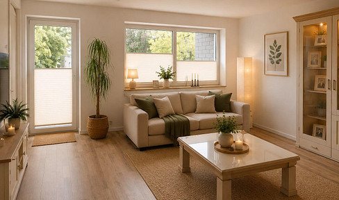 Gemütliche 3,5-Zimmerwihnung mit Balkon, saniert