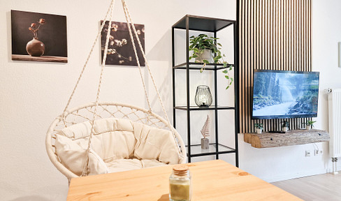 Top Lage! Helle 1 Zimmerwohnung mitten in Darmstadt. Vollmöbliert mit Highspeed Internet.