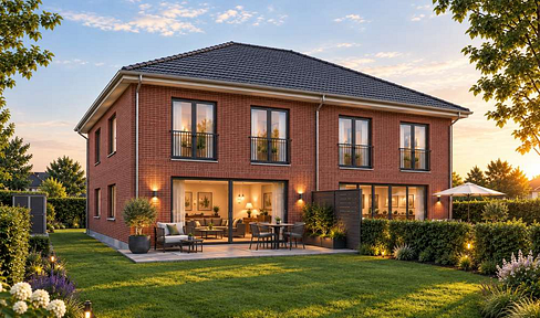 Attractive, newly built semi-detached house in a quiet and green location in Niendorf.