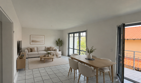 Helle sanierte 2 Zimmer Wohnung mit Balkon in Weiler bei Bingen