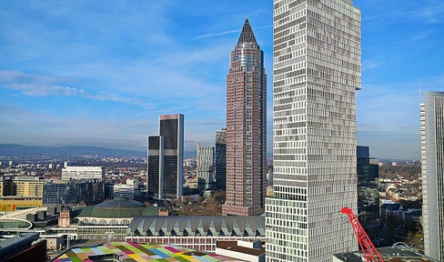 Luxuriöses Wohnen über den Dächern von Frankfurt: Exklusives Apartment im 23. OG des EDEN Tower