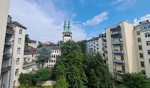 2-room apartment with a southeast-facing balcony, located on the front west side, near Bebelplatz.