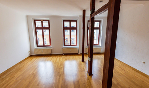 Denkmalgeschützte Maisonette ·137m²· 70 m²Dachterrasse ·Bezugsfrei ·Leipzig Zentrum-N·vom Eigentümer