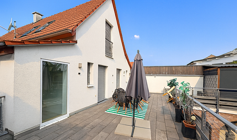 Moderne Maisonettewohnung mit Dachterrasse in Schwebheim