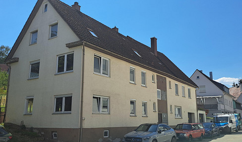 Multi-family house with garden area, in the unfinished construction phase / for renovation.