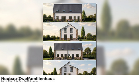Neubau in Hohn – 2 moderne Wohneinheiten, einzeln oder im Paket erwerbbar