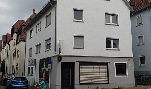Multi-family house, 4 apartments, 1 ground-level unit, Reutlingen, Tübingen Street, Price negotiable.