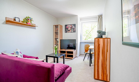 Moderne, helle, NEU renovierte, vollmöblierte Wohg. + Fahrstuhl, Zentral in Darmstadt (#3020)
