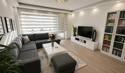 Spacious 3-room apartment with a southwest-facing balcony and parking space in Krefeld-Fischeln. (No reference required - likely meaning it's available for immediate move-in).