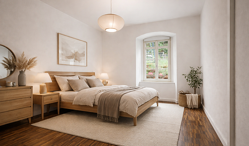 Hochwertige 3 Zimmer Wohnung mit Einbauküche und Gartenmitbenutzung