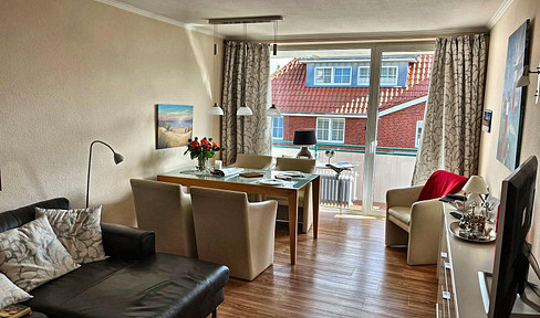 Wangerooge: Apartment with 2 balconies – 100 meters to the beach – no agency fees.