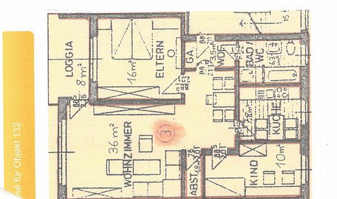 3-room apartment in Bardowick.