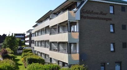Gemütliche 3-Zimmerwohnung im Dachgeschoss mit Balkon in zentraler Lage von Büsum, 57 m², Fahrstuhl