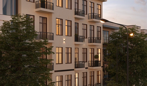 Bright 3-room apartment with 2 balconies and a wide view | Equipped kitchen | Elevator | Beautifully renovated historic building.