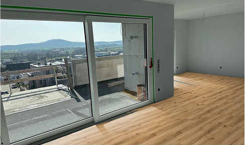 New construction/First occupancy: Modern 3.5-room penthouse apartment with air conditioning.