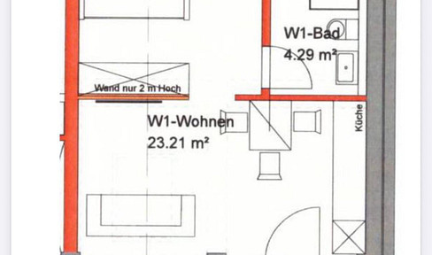 1 Zimmer Apartment in sehr zentraler Lage Karlsruhe