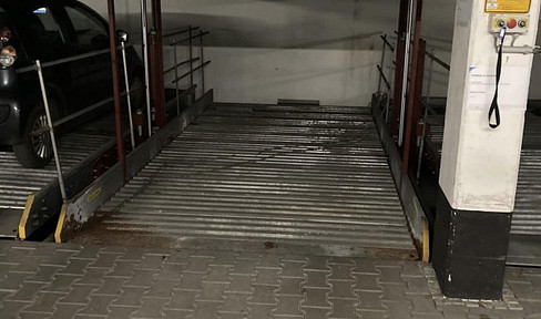 Duplex parking space in a desirable residential area.
