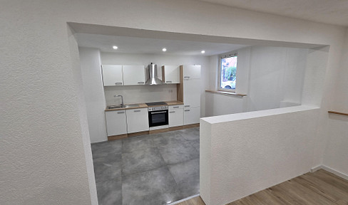 Completely renovated apartment with a new kitchen, modern bathroom, and attractive investment potential.