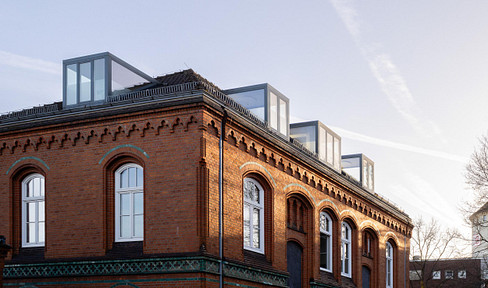 Moderne, teilbare Büroflächen im denkmalgeschützten Wasserwerk-Haus