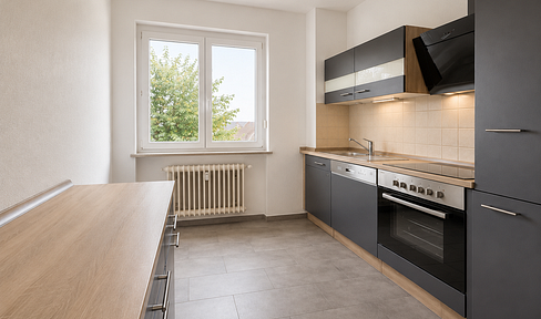 Newly renovated 3-room apartment on the 2nd floor with a fantastic view (first occupancy after renovation).