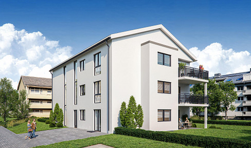 Erstbezug: Barrierefreie Neubauwohnung im 1. OG mit großem Balkon in ruhiger Lage an der Elz (W3)