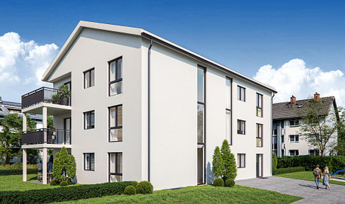 Erstbezug: Barrierefreie Neubauwohnung im 1. OG mit großem Balkon in ruhiger Lage an der Elz (W4)