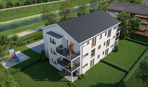 Erstbezug: Barrierefreie Neubauwohnung im 2. OG mit großem Balkon in ruhiger Lage an der Elz (W5)