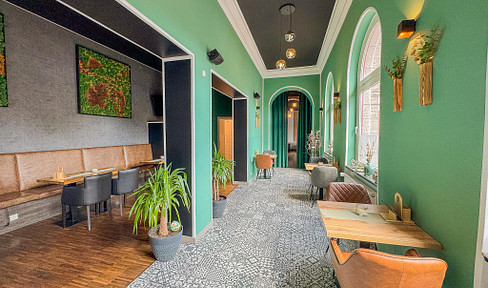 Unique commercial space in the historic Bad Sooden-Allendorf train station – fully equipped.