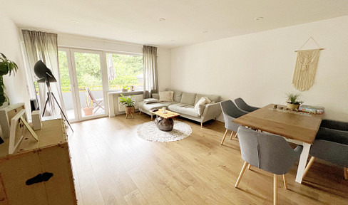 Stilvoll sanierte 3-Zi-Hochparterre-Wohnung mit EBK, Balkon & Garage in Beuel Küdinghoven