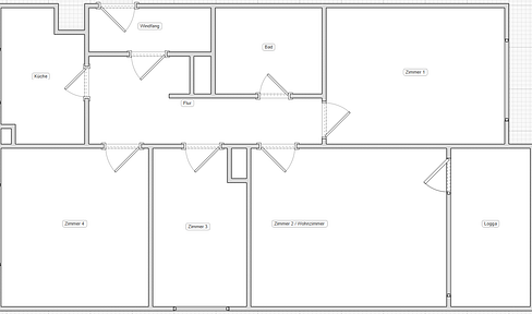 Erstbezug nach Sanierung - 4-Zi Wohnung mit Balkon