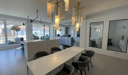 Beautiful office space (93 m²) located on the 1st floor, in the heart of Darmstadt-Eberstadt.