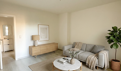 Bright, renovated 2-room apartment in a green location near the water tower – ideal for singles and couples.
