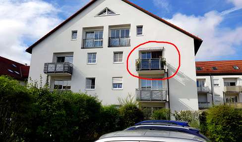 Tolle möblierte 2-Zimmer-Wohnung mit Balkon und EBK in Friedrichshofen