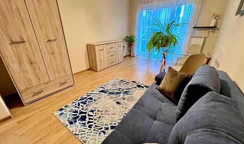 Clean and cozy one-bedroom apartment with a balcony in Wandsbek.