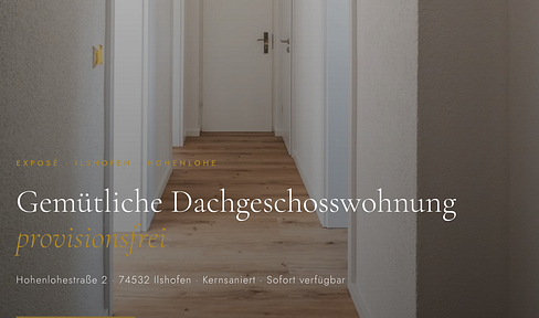 Cozy attic apartment - no commission fees.