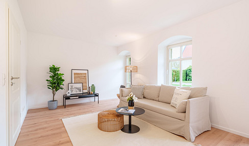 Beautiful apartment with a terrace and garden.