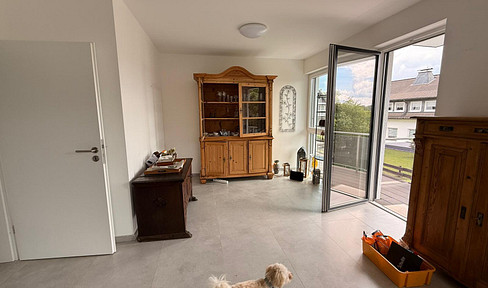 Modern 3-room apartment (1st floor) in Drolshagen, built in 2024, available immediately.