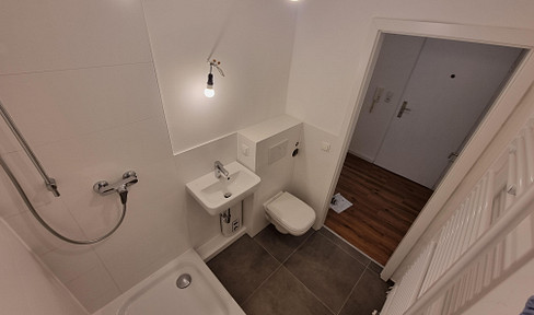 Frisch sanierte 1-Zimmer-Wohnung mit Terrasse
