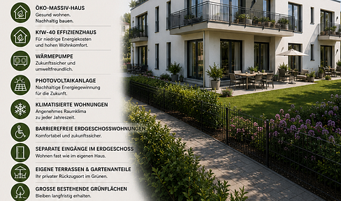 Barrierefreie Neubauwohnungen mit Garten & Terrasse in Alsheim