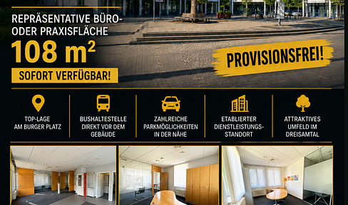 Fully air-conditioned office/practice space with 108 m² | Air conditioning system | LAN connection | Underground parking space | Kirchzarten.
